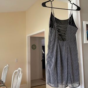 Spaghetti straps on dress